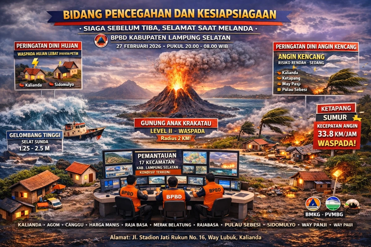 Wilayah Berisiko Angin Kencang dan Cuaca Ekstrem