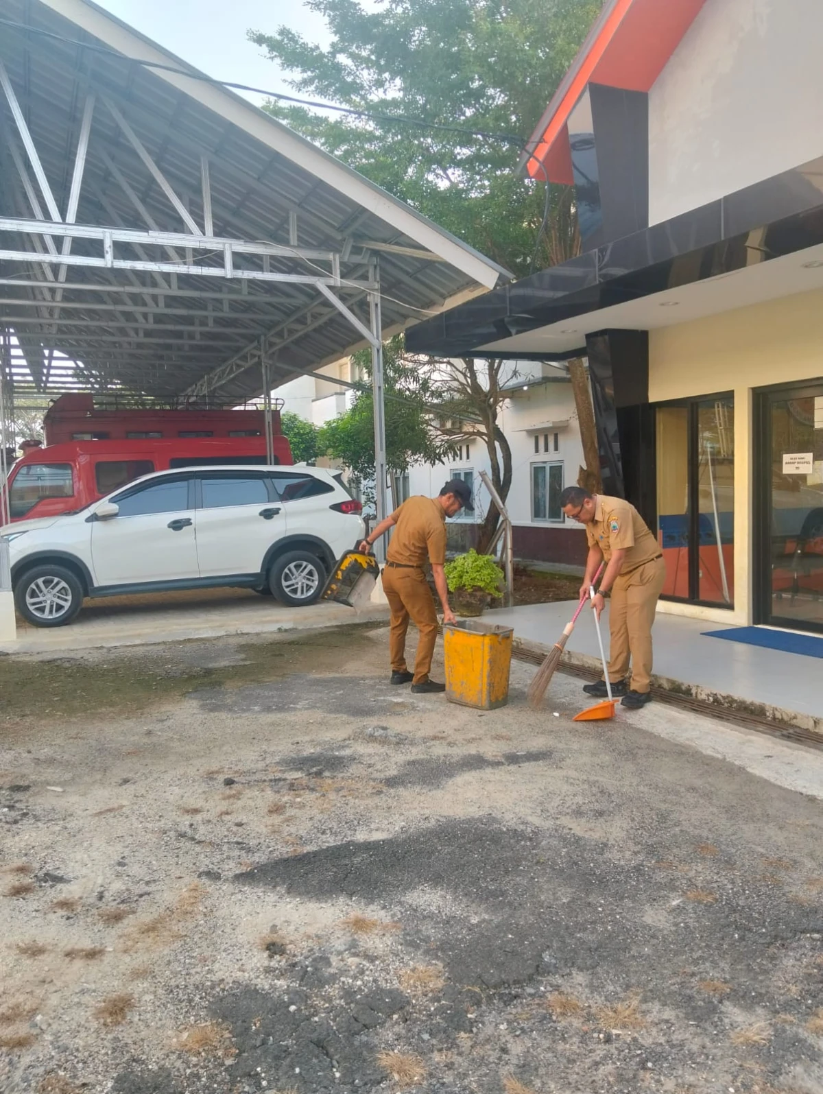 Pegawai BPBD Lampung Selatan Laksanakan Kegiatan ASRI