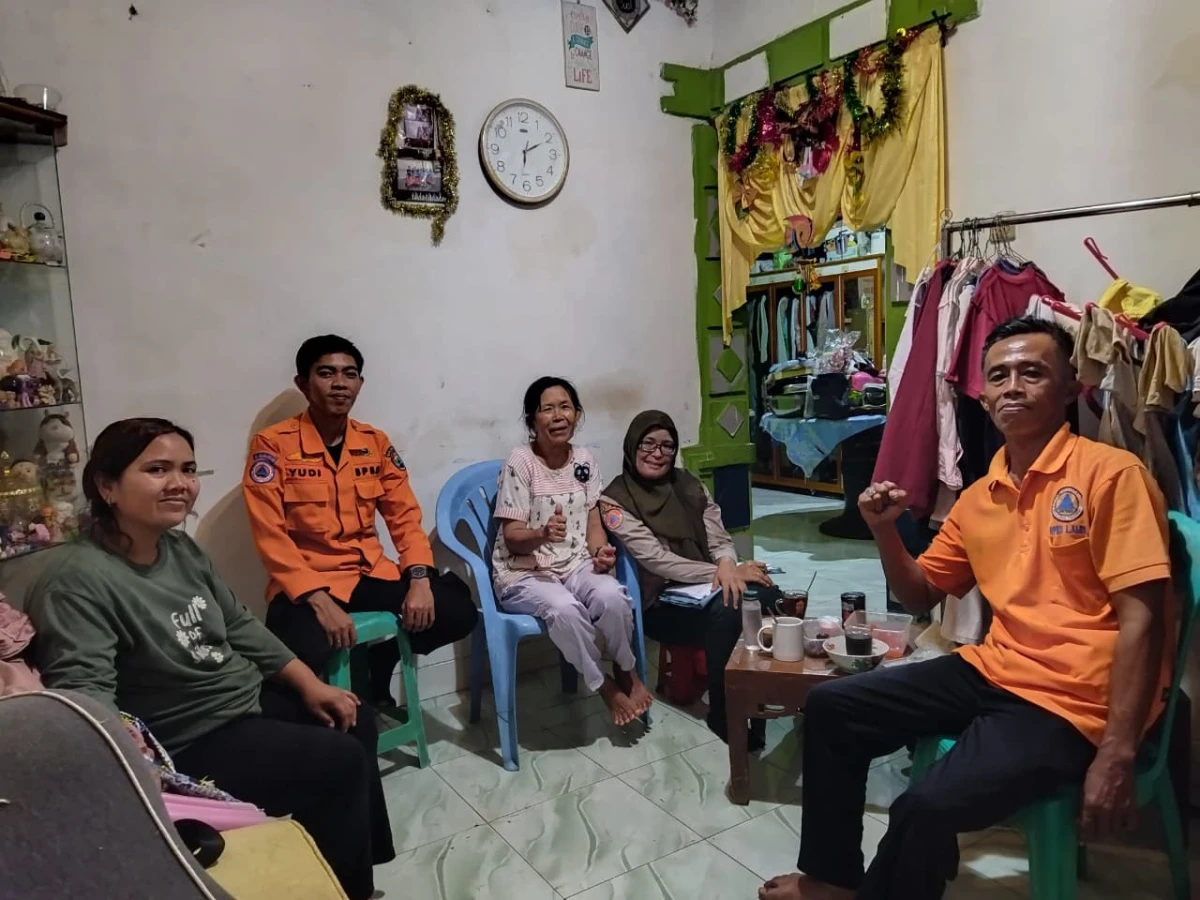 Kegiatan Inventarisasi Kerusakan Rumah Warga Pascabencana di Jati Agung