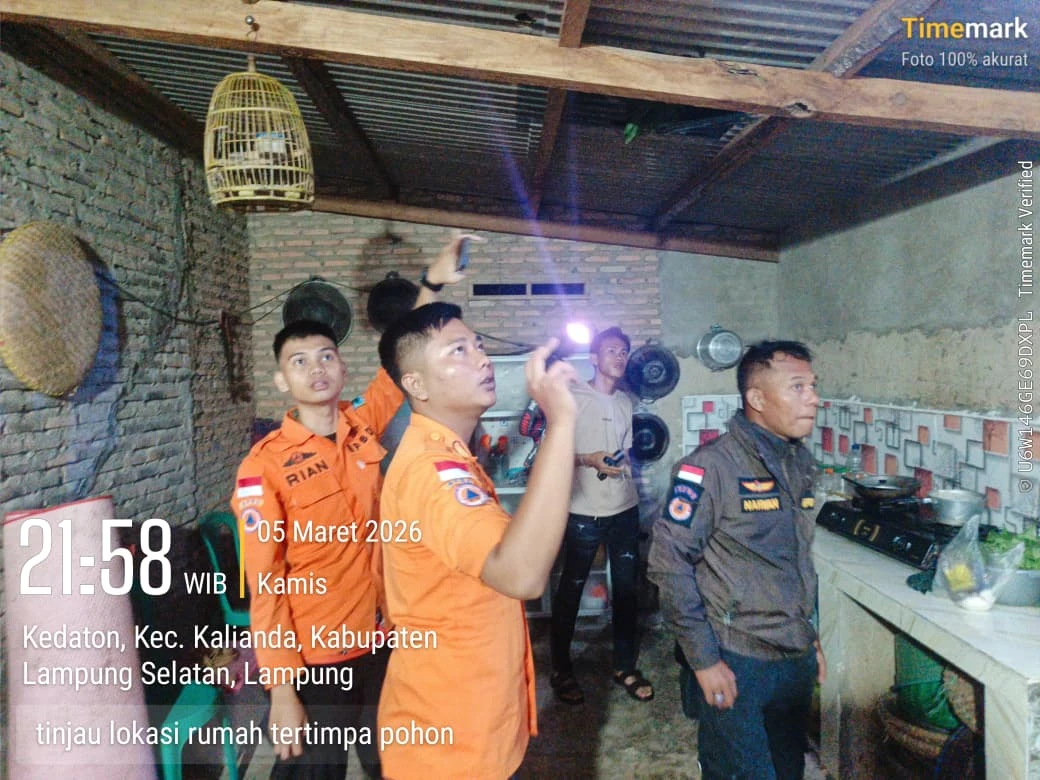 Angin Kencang Menerjang Kalianda
