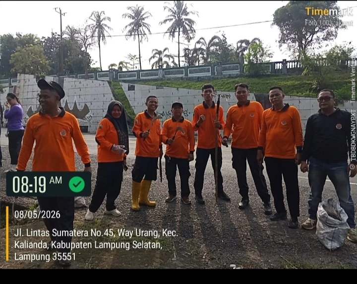 BPBD Lampung Selatan Ikuti Kegiatan GERTAK HELAU di Area Tugu Pancasila hingga Gedung KCC