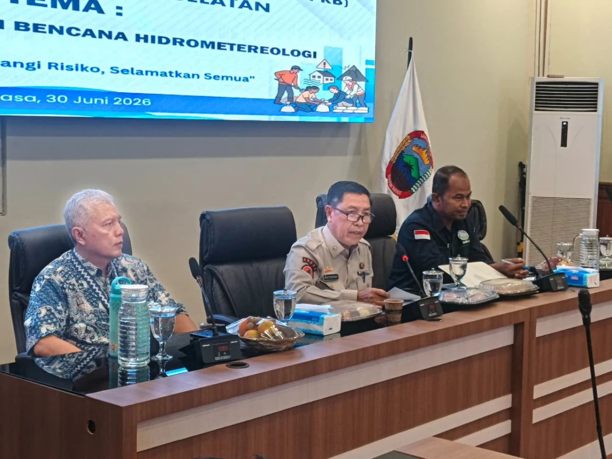 Kalaksa BPBD Lampung Selatan Buka Workshop Forum Pengurangan Risiko Bencana