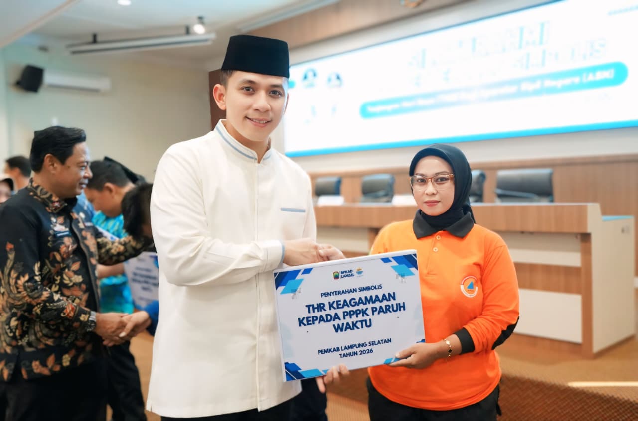 BPBD Lampung Selatan Hadiri Silaturahmi Idul Fitri 1447 H