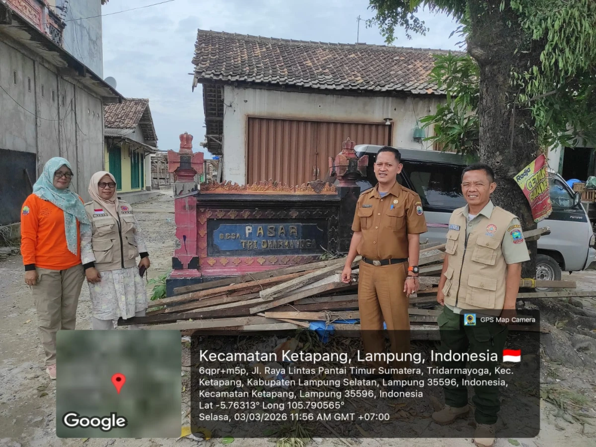 BPBD Lampung Selatan Lakukan Asesmen