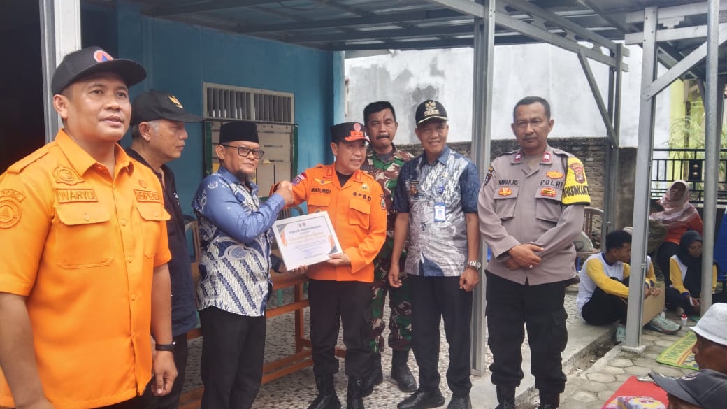 BPBD Lampung Selatan Tutup Simulasi Sistem Peringatan Dini Tsunami Berbasis Komunitas di Desa Canti