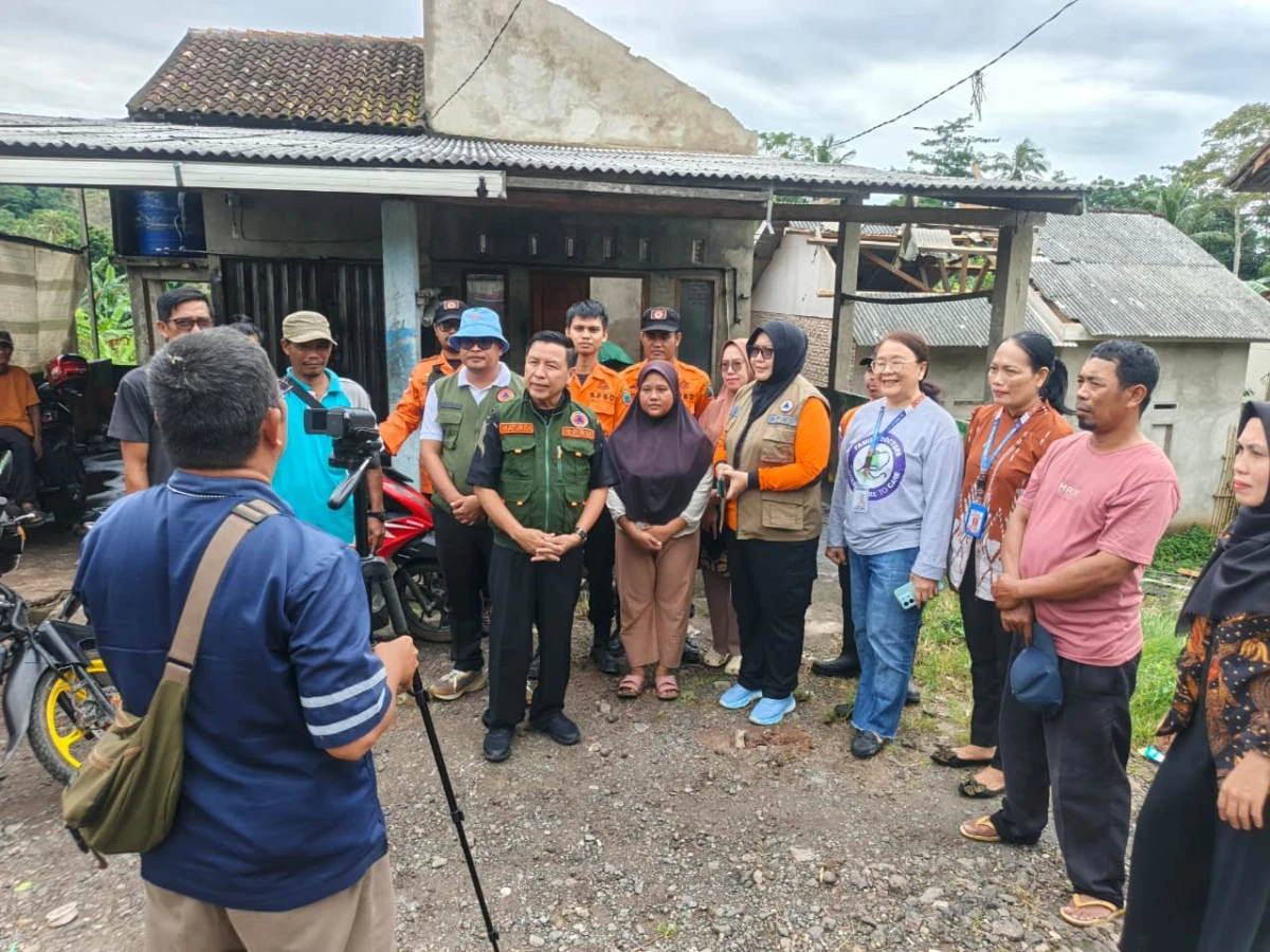 Kalak BPBD Lampung Selatan Turun Langsung Tinjau Lokasi Terdampak