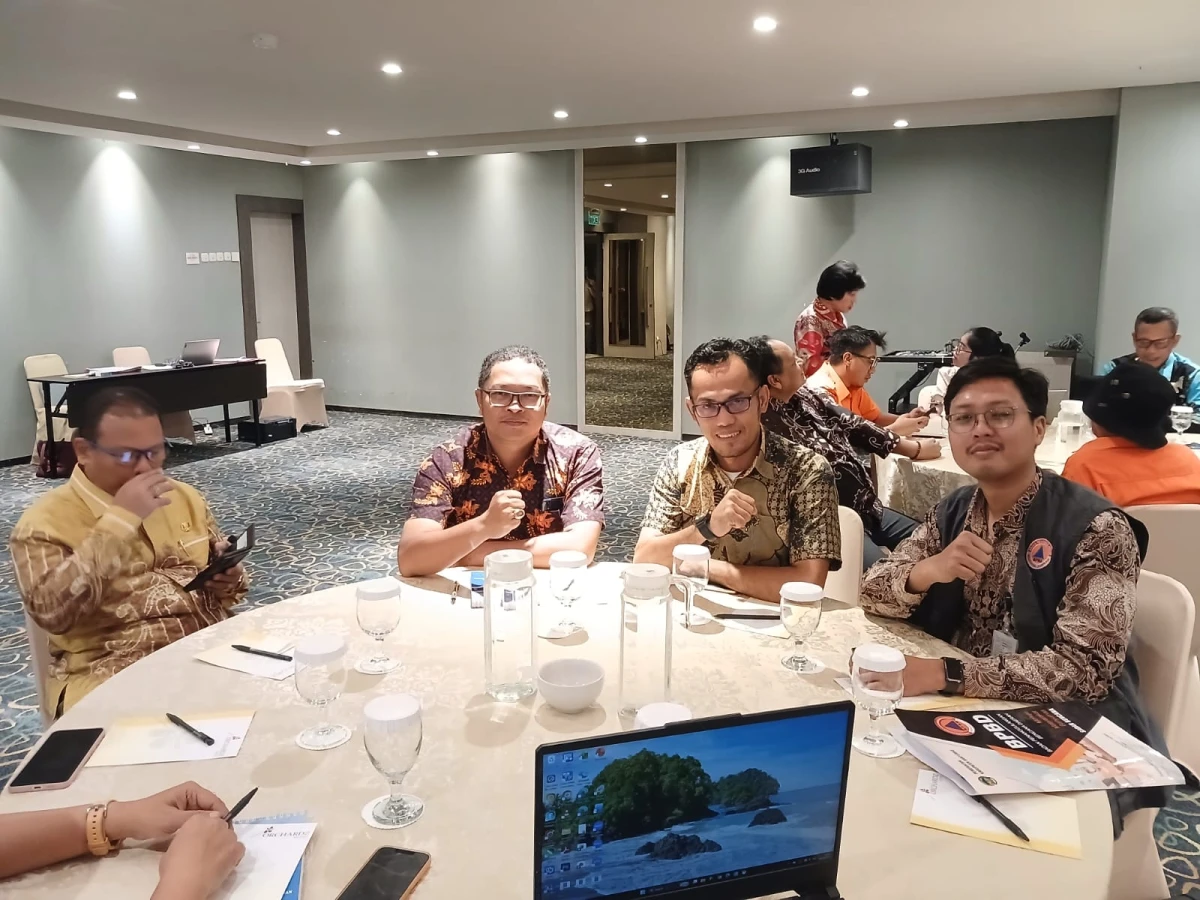BPBD Lampung Selatan Ikuti Rapat Asistensi Penerapan SPM Sub Urusan Bencana di Jakarta