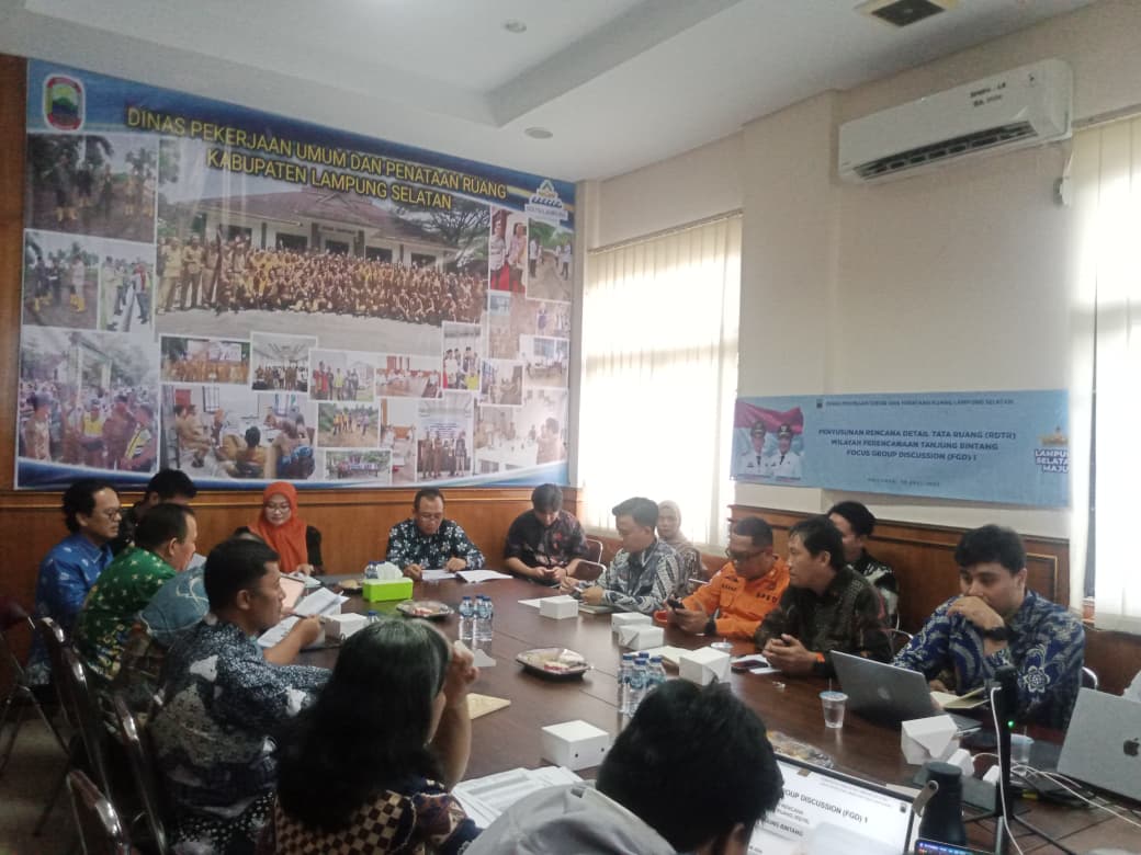 BPBD Lampung Selatan Pastikan Aspek Kebencanaan Terintegrasi dalam RDTR Tanjung Bintang