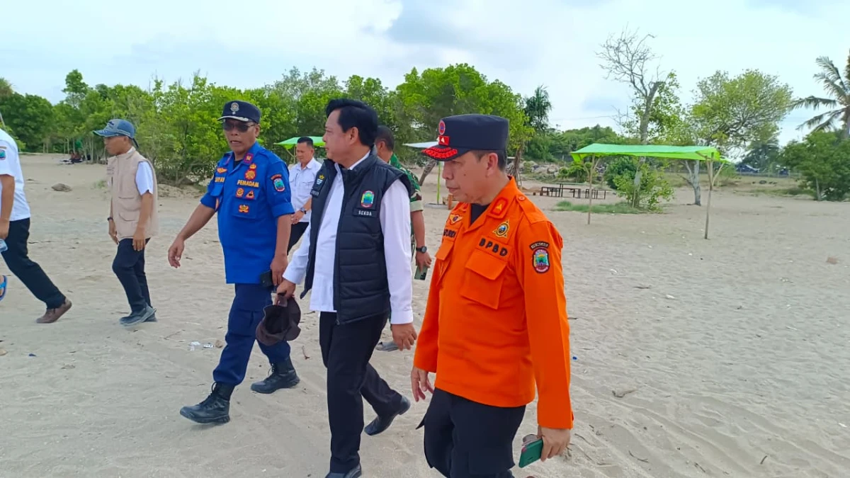 Tim Gabungan Terus Sisir Pantai Batu Rame Cari Remaja Terseret Arus