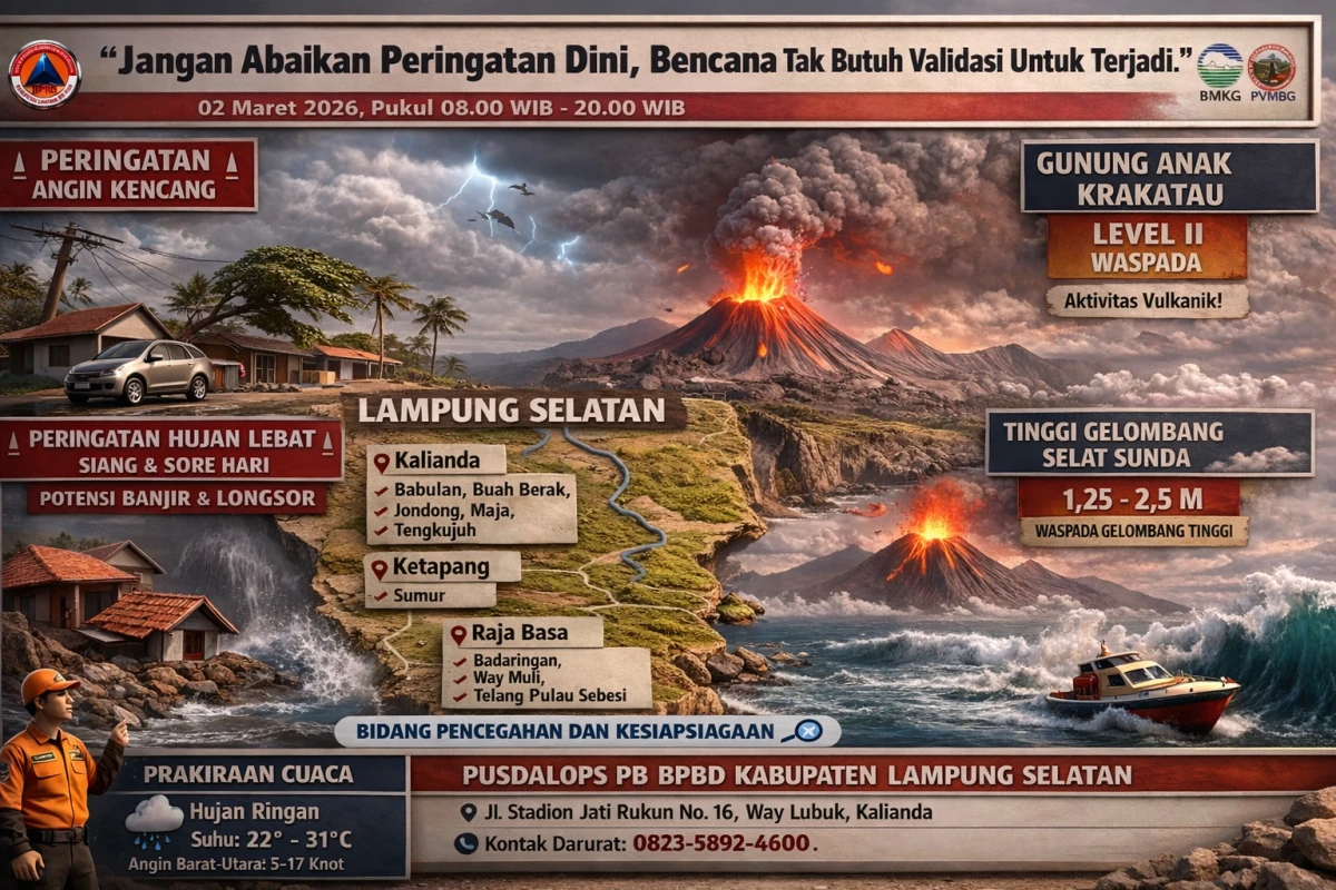 Jangan Remehkan Angin Kencang, Keselamatan Warga Lampung Selatan Prioritas!