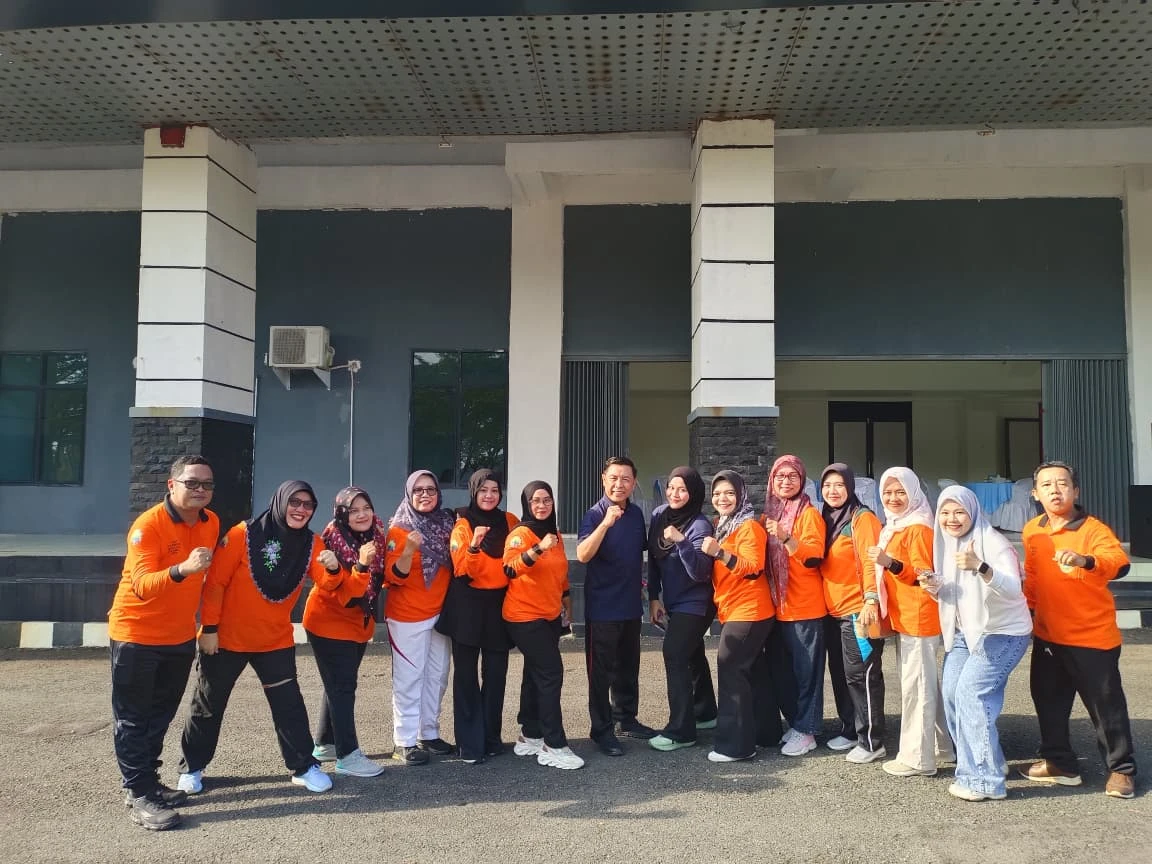 PBD Lampung Selatan Ikuti Senam Bersama dan Dukung UMKM Lokal