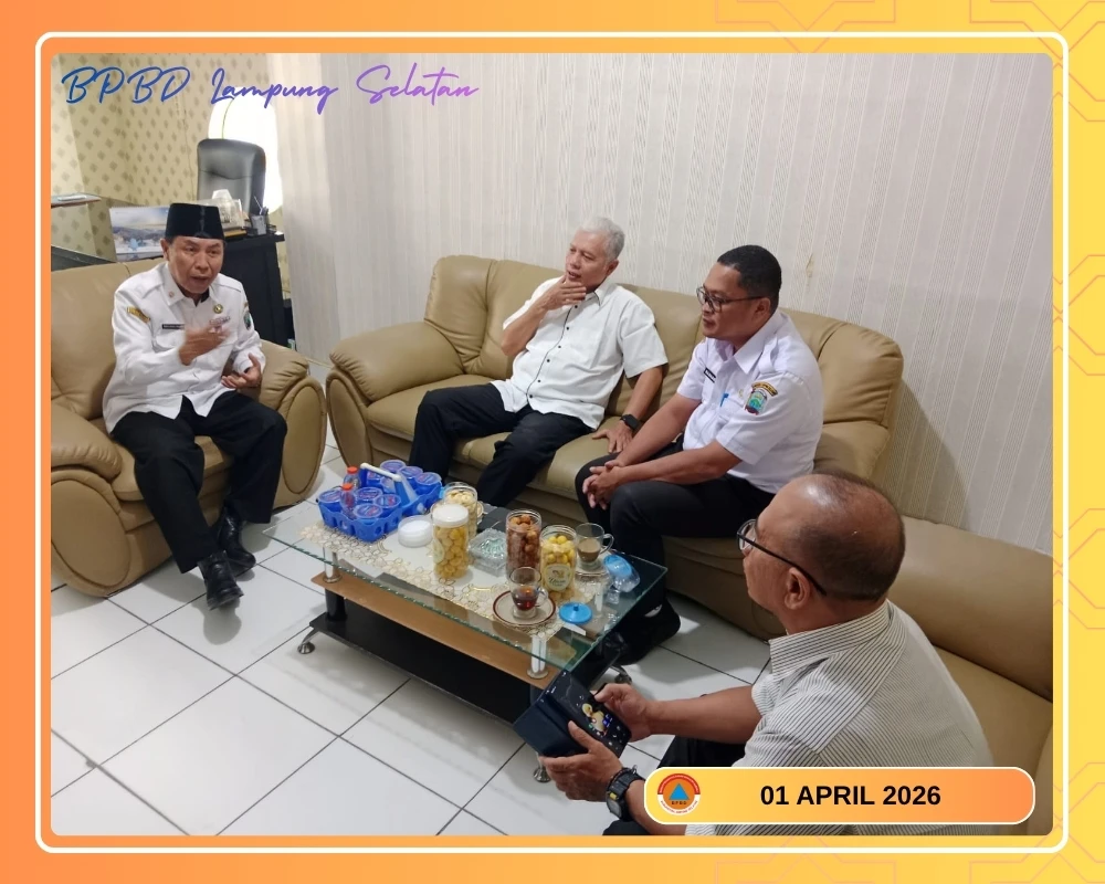 BPBD Lampung Selatan Terima Kunjungan Paluma Nusantara, Bahas Mitigasi Kebencanaan