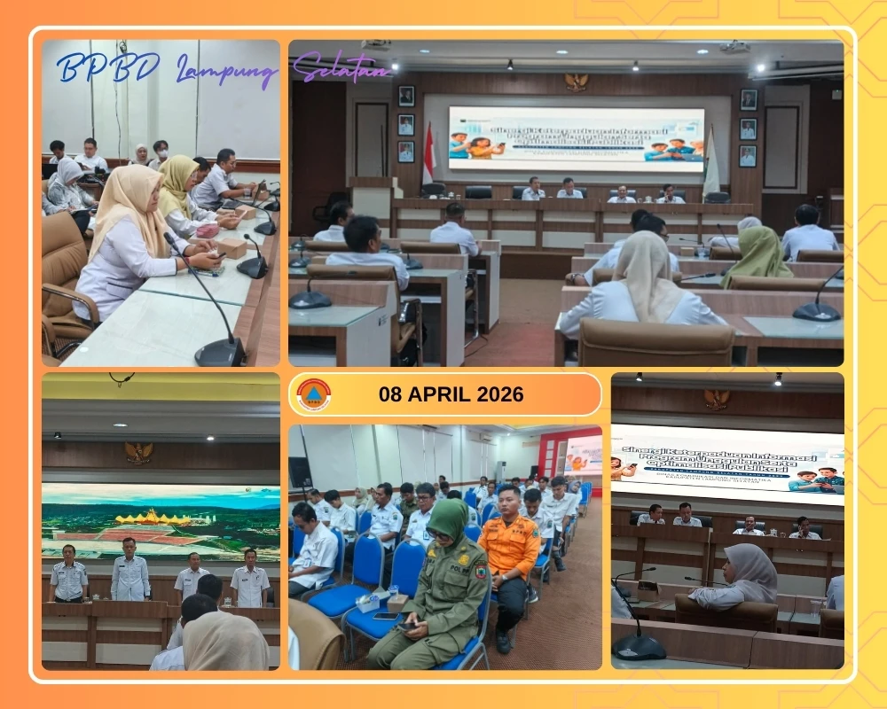 BPBD Lampung Selatan Hadiri Kegiatan Sinergi Keterpaduan Informasi dan Optimalisasi Publikasi Program Unggulan OPD